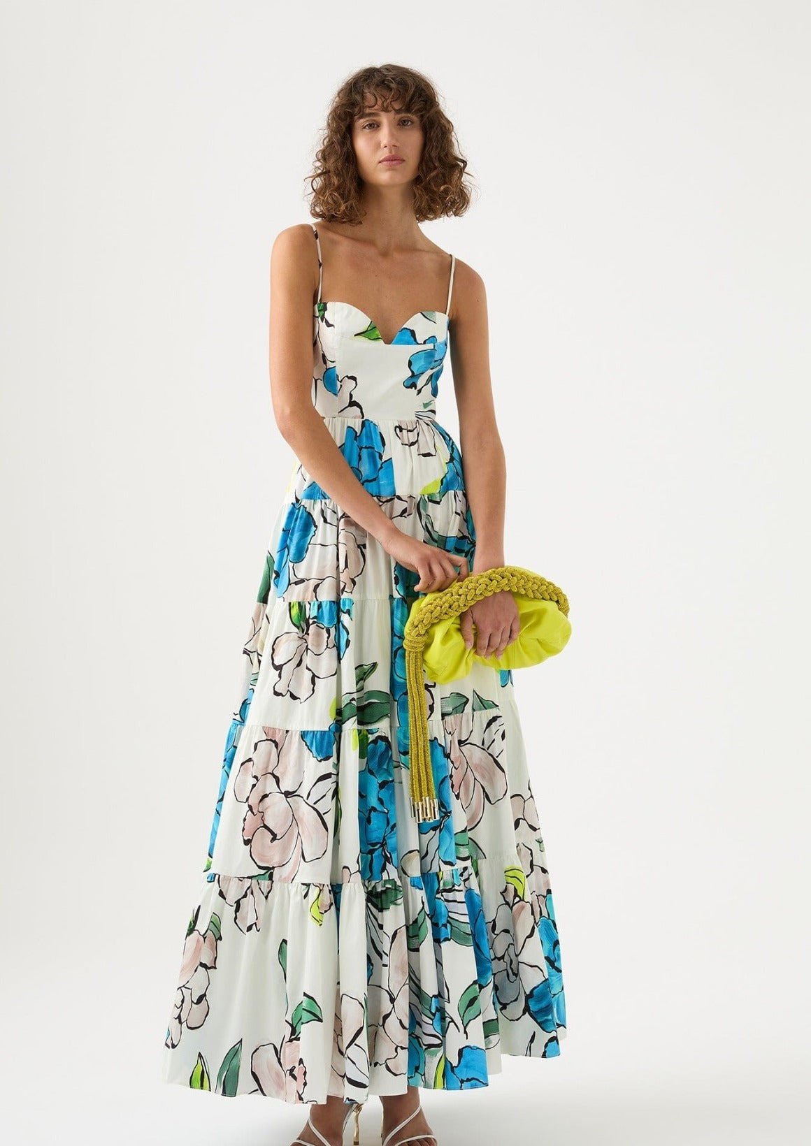 Botanical Tiered Maxi Dress Clothing Aje 