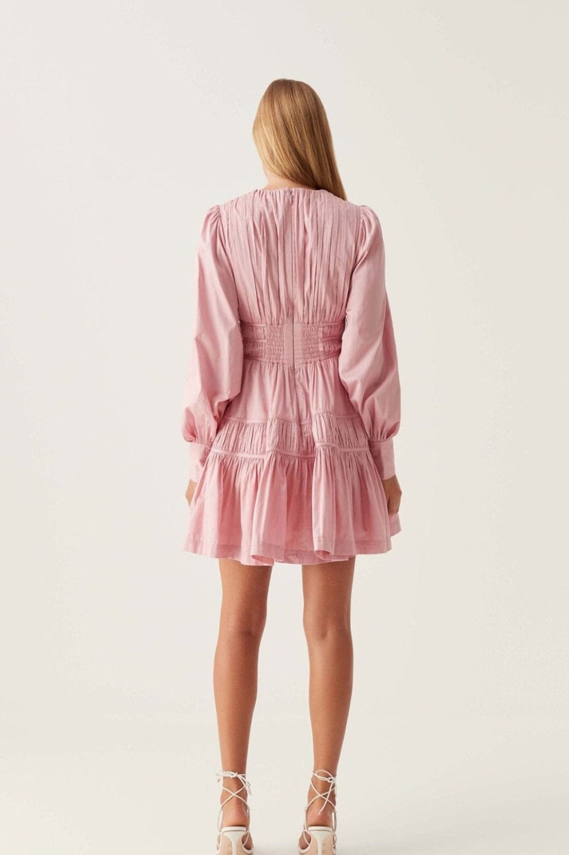 Falling Water Mini - Chalk Pink Clothing Aje 