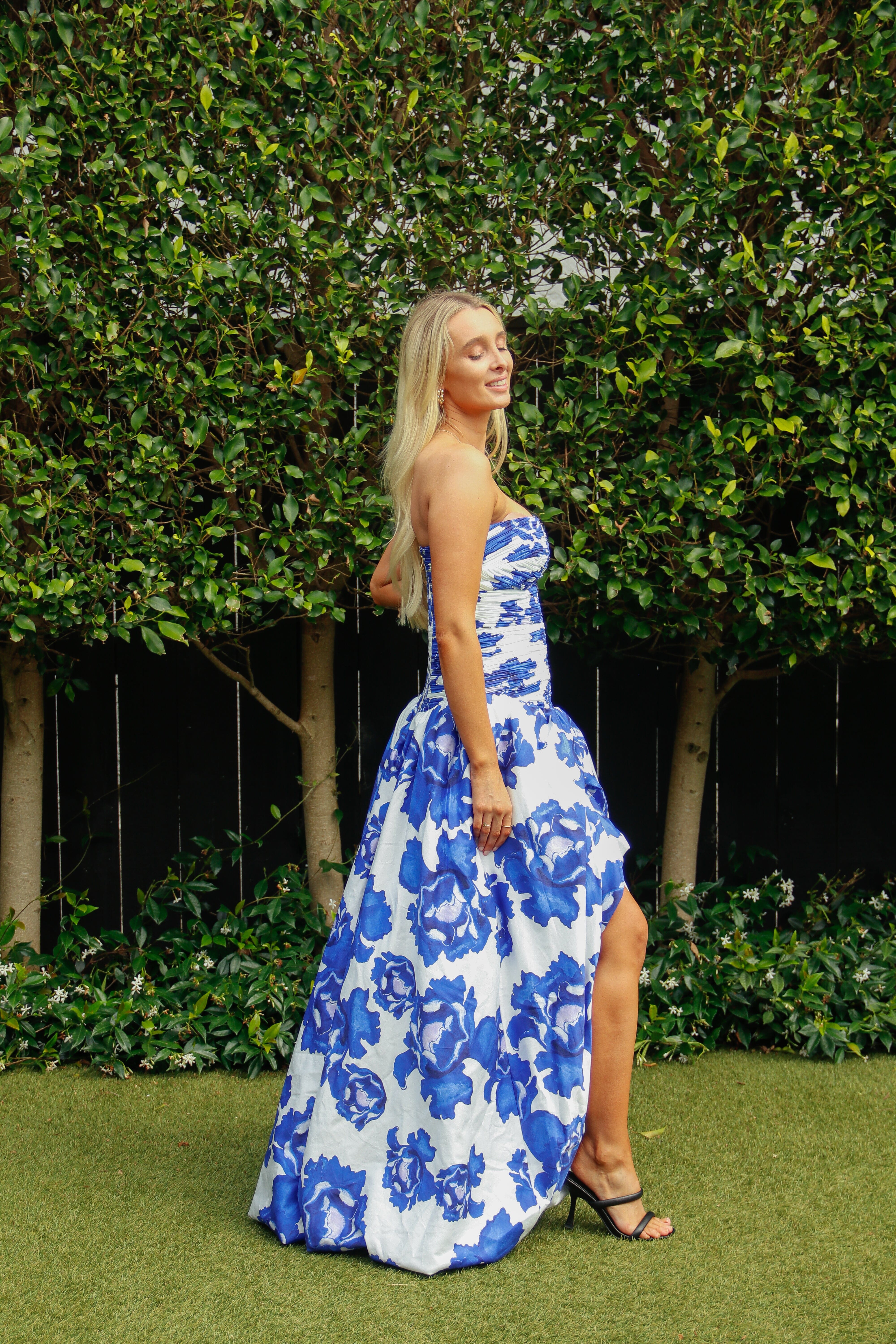 Behold Maxi Dress Cobalt Clothing AJE 