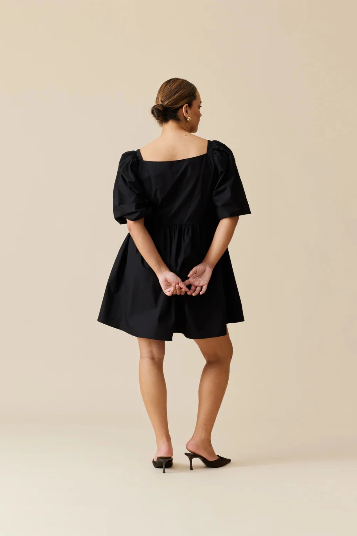 Noni Mini Dress Black Clothing Ruby 