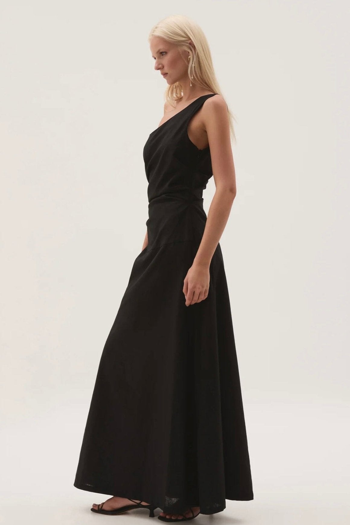 Daze One Shoulder Maxi Dress Clothing Aje 