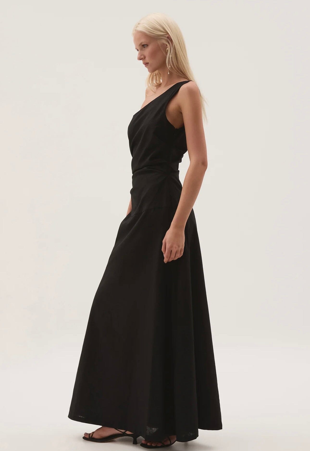 Daze One Shoulder Maxi Dress Clothing Aje 