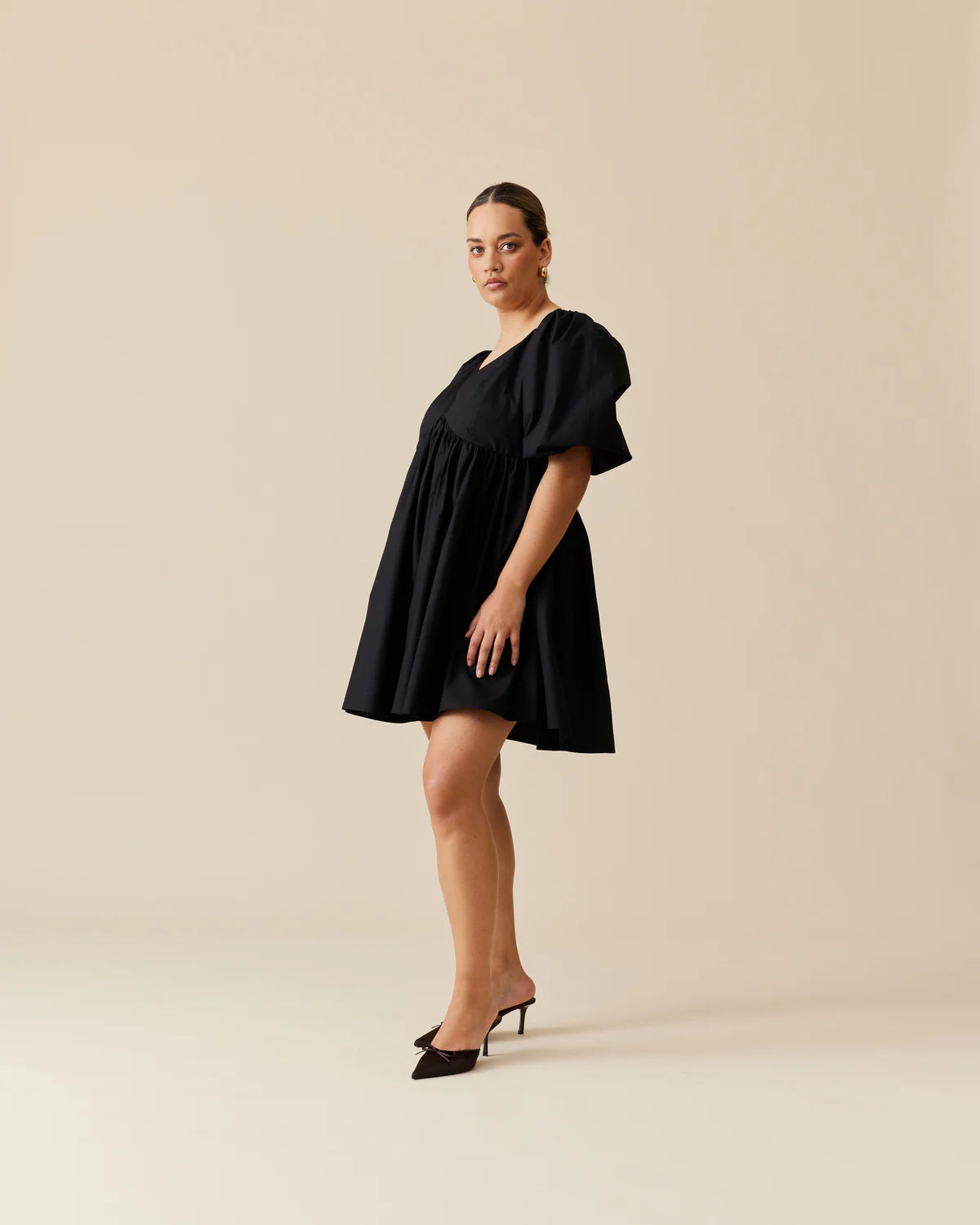 Noni Mini Dress Black Clothing Ruby 