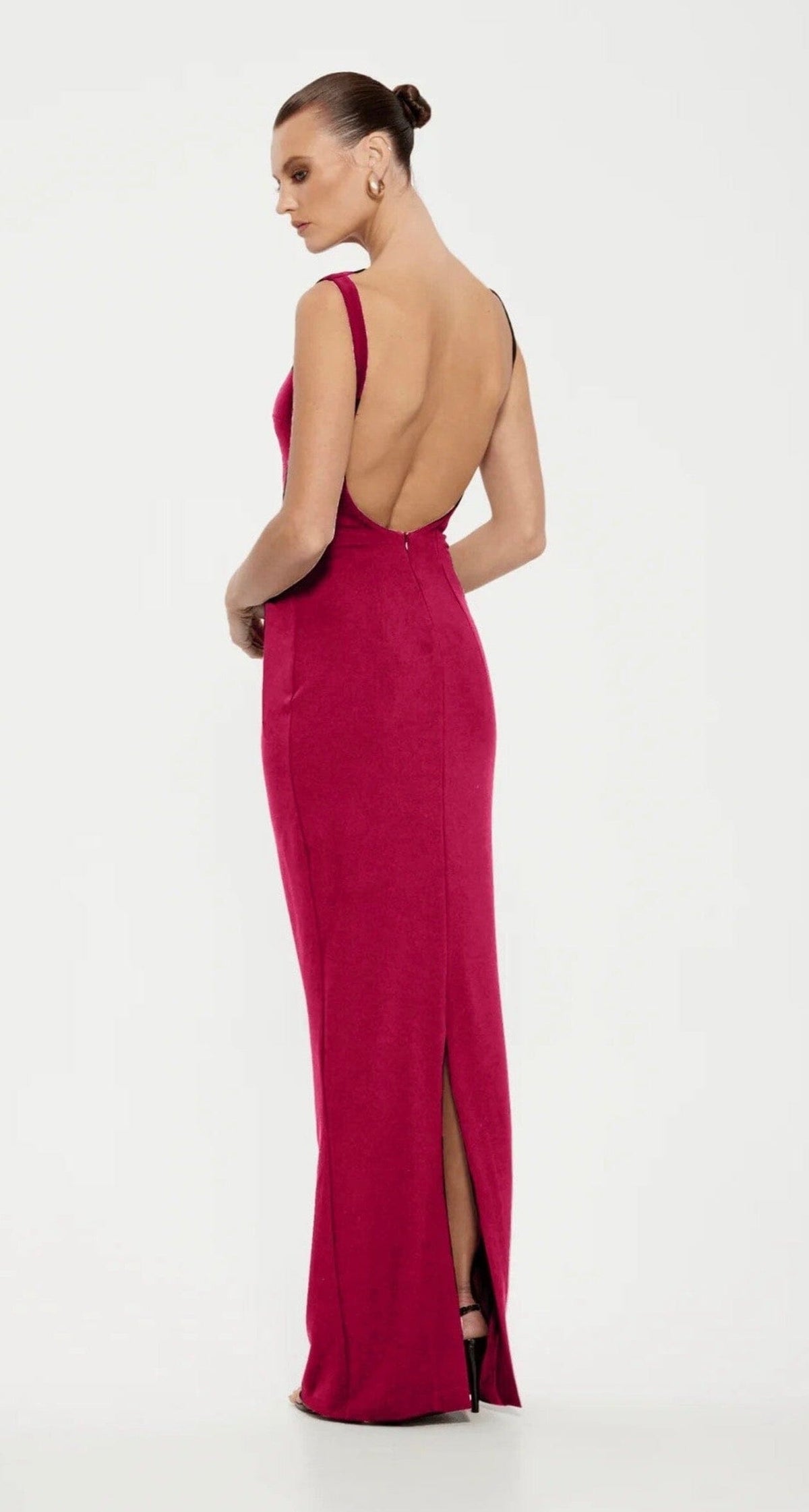 Verona Gown - Raspberry CLOTHING Effie Kats 