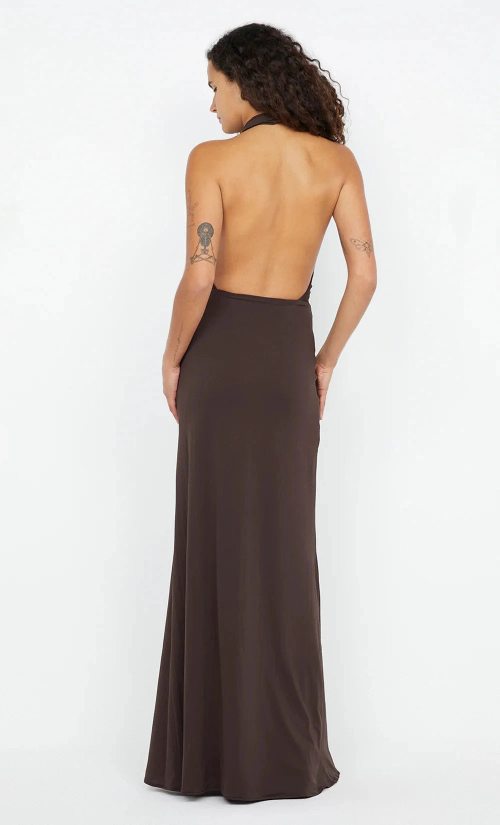 Nessie Cowl Neck Maxi Dress Bec & Bridge 