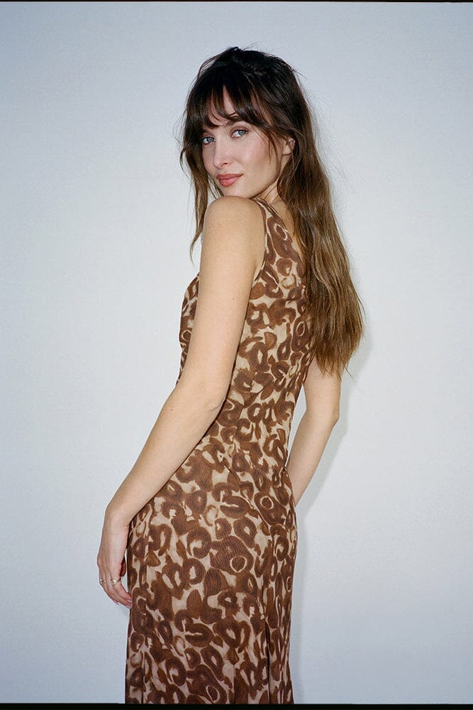 Cora Dress - Snake Tortoiseshell Clothing Realisation Par 