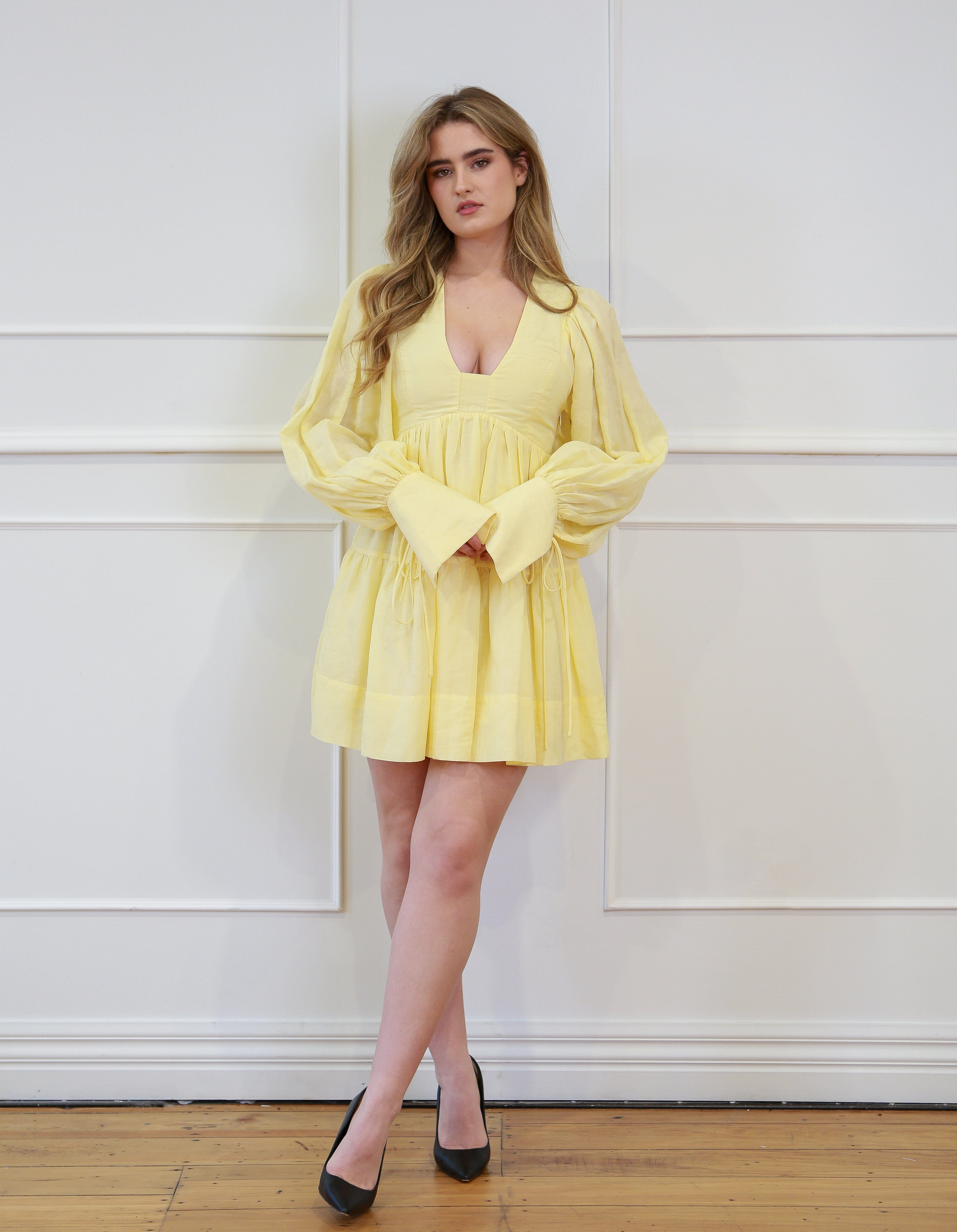 Limon - Long Sleeve Mini Dress Dresses Shona Joy 