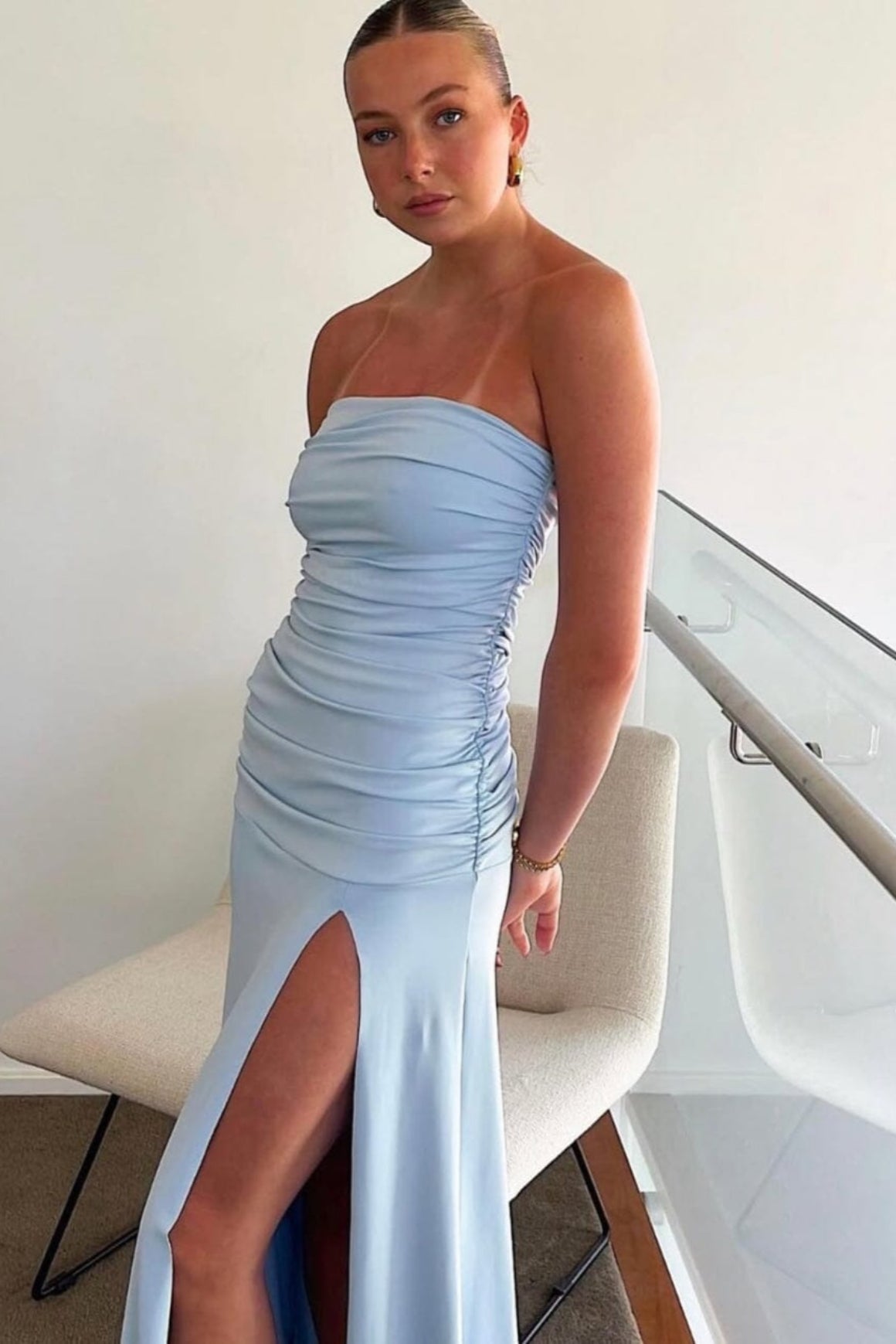 Remi Dress - Ice Blue dresses Mode Mila 