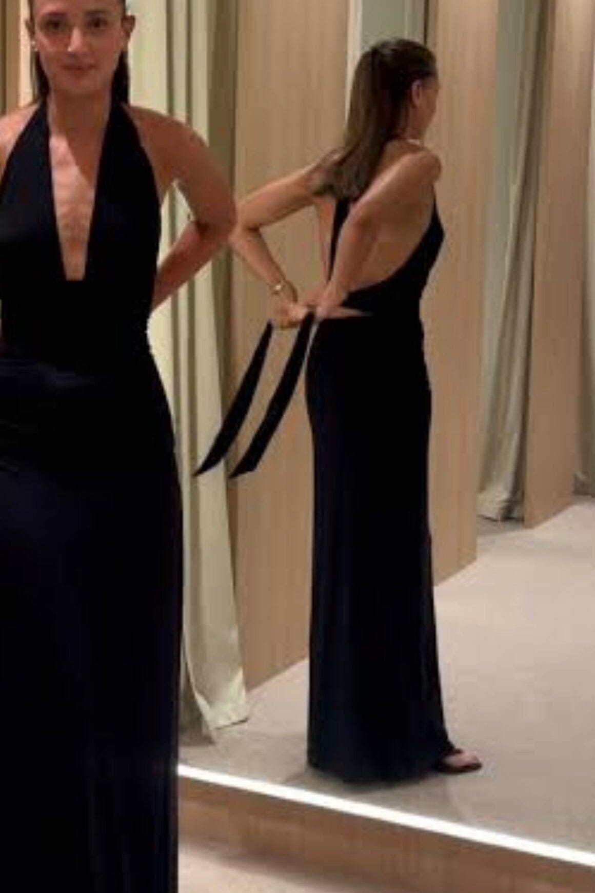 Leni Maxi Dress - Black Clothing Kookai 