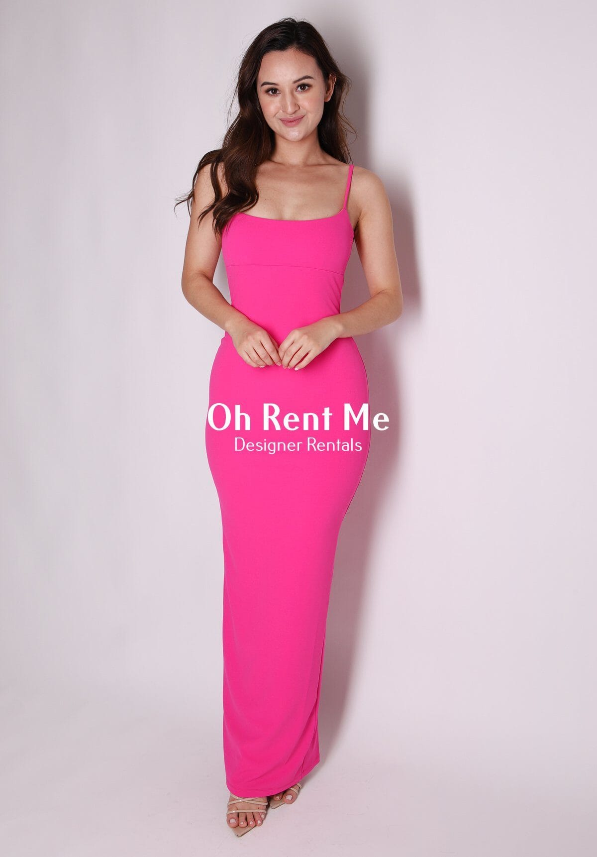 SELL - Bailey Gown - Hot Pink Gift Card Ex Rentals 