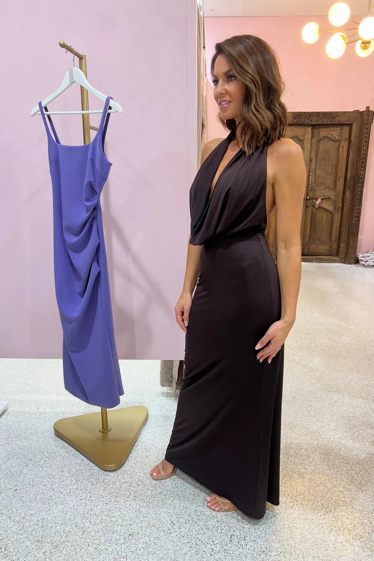 Nessie Cowl Neck Maxi Dress Clothing Bec & Bridge 