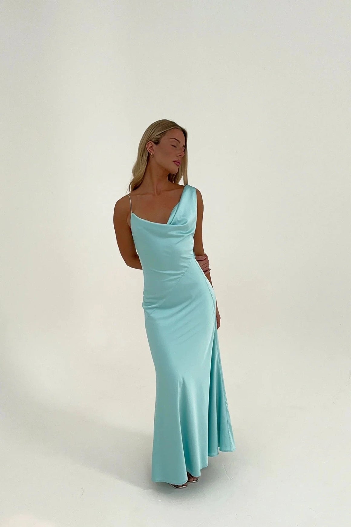 Bianka Gown Aqua Hntr The Label 