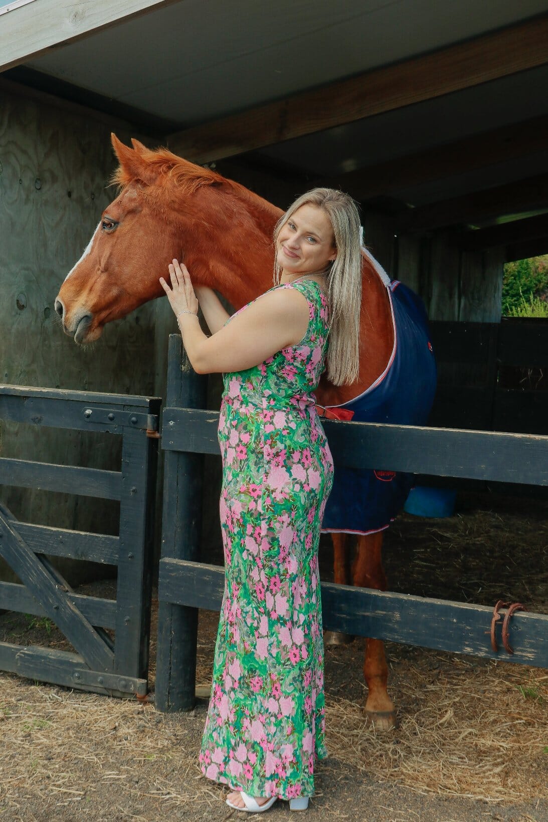 Melon Maxi Dress - Aurora Floral Clothing RUBY 