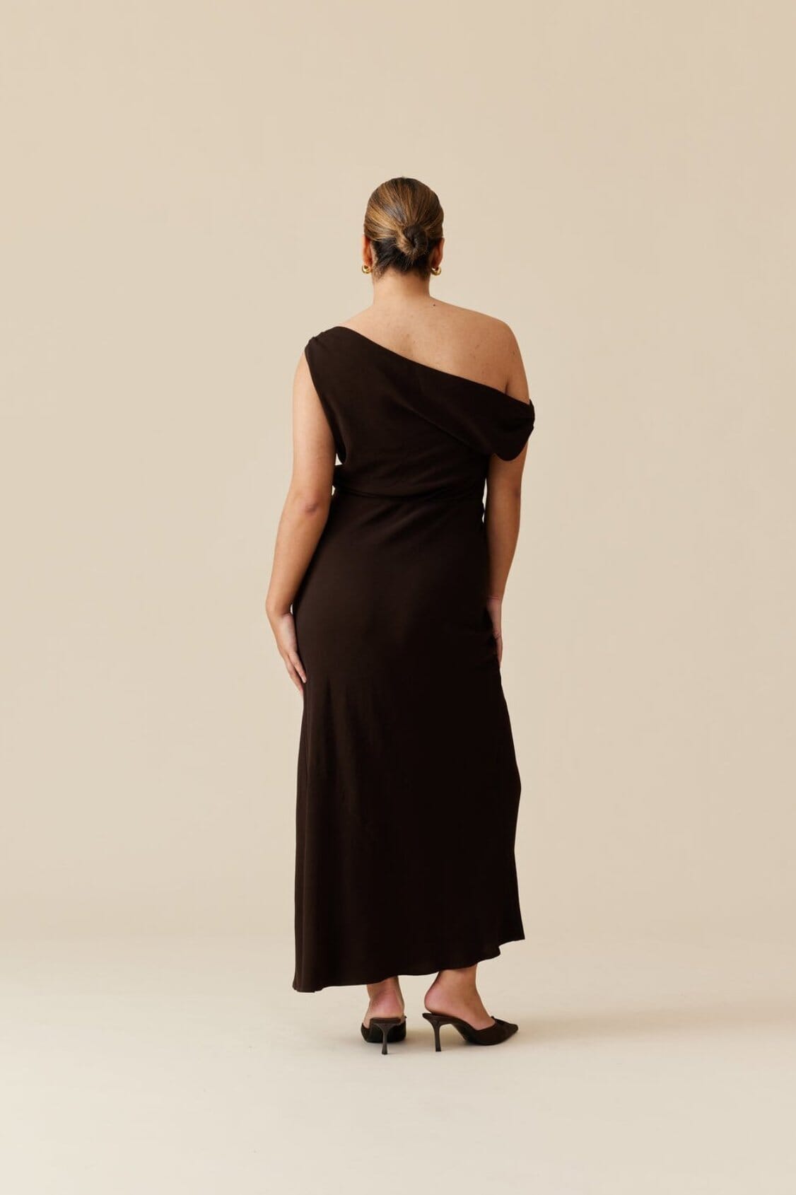 Melon Maxi Dress - Kalamata (Brown) Clothing Ruby 