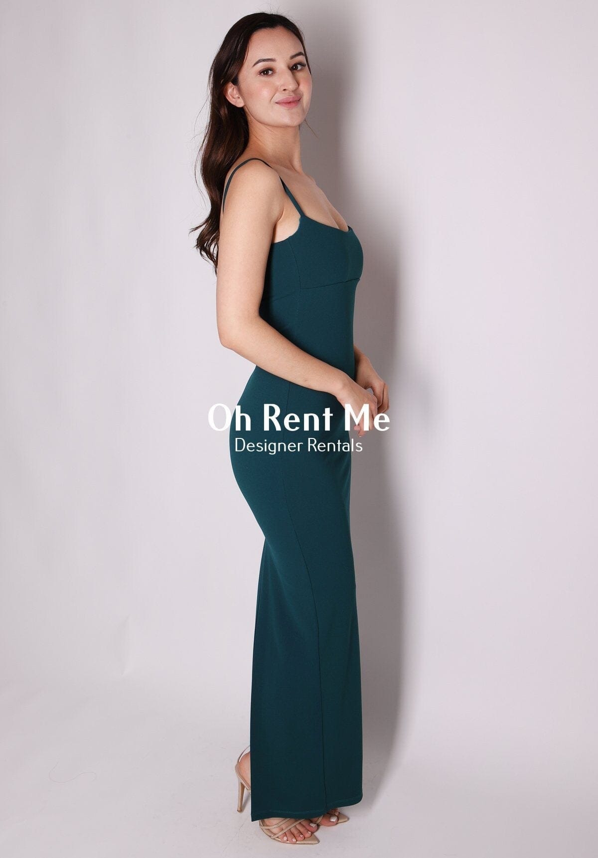 SELL - Bailey Gown - Teal Gift Card Ex Rentals 