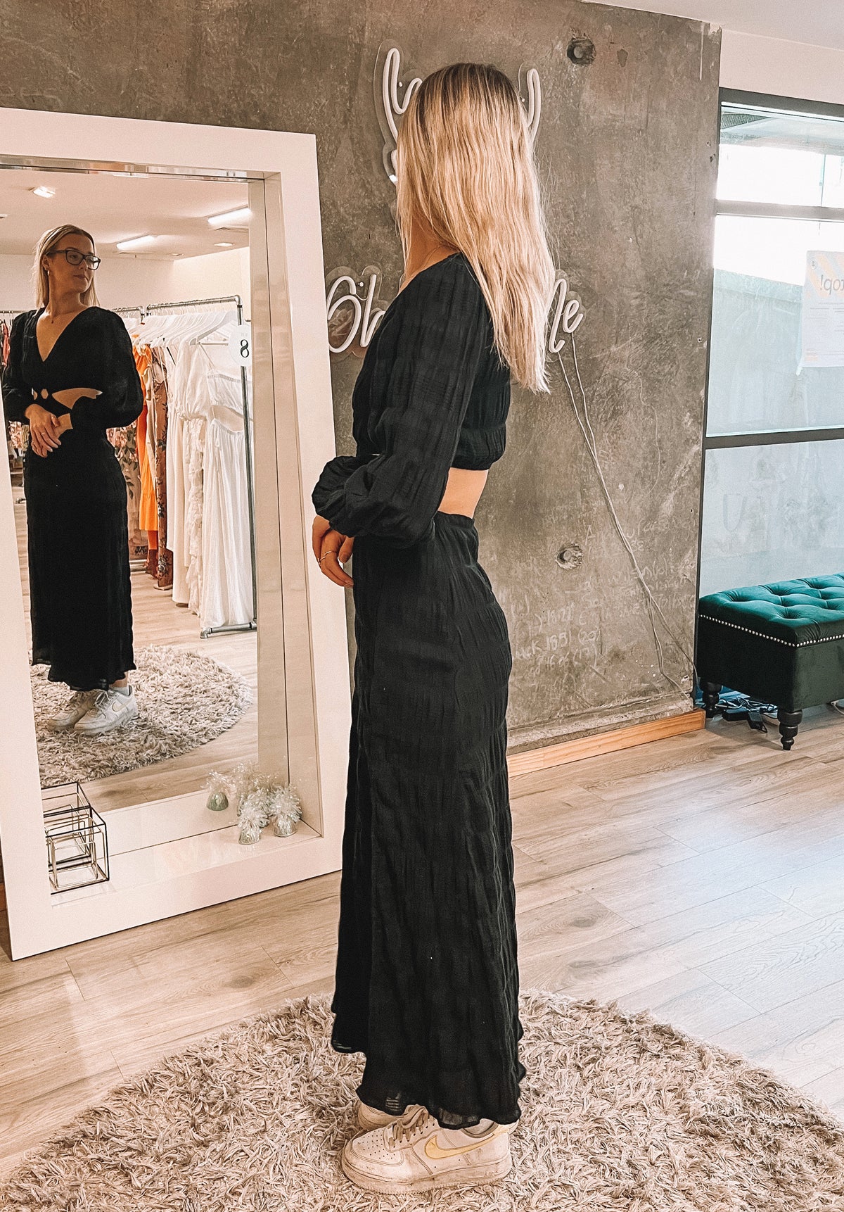 Skyler Maxi Black Clothing Ivy + Jack 