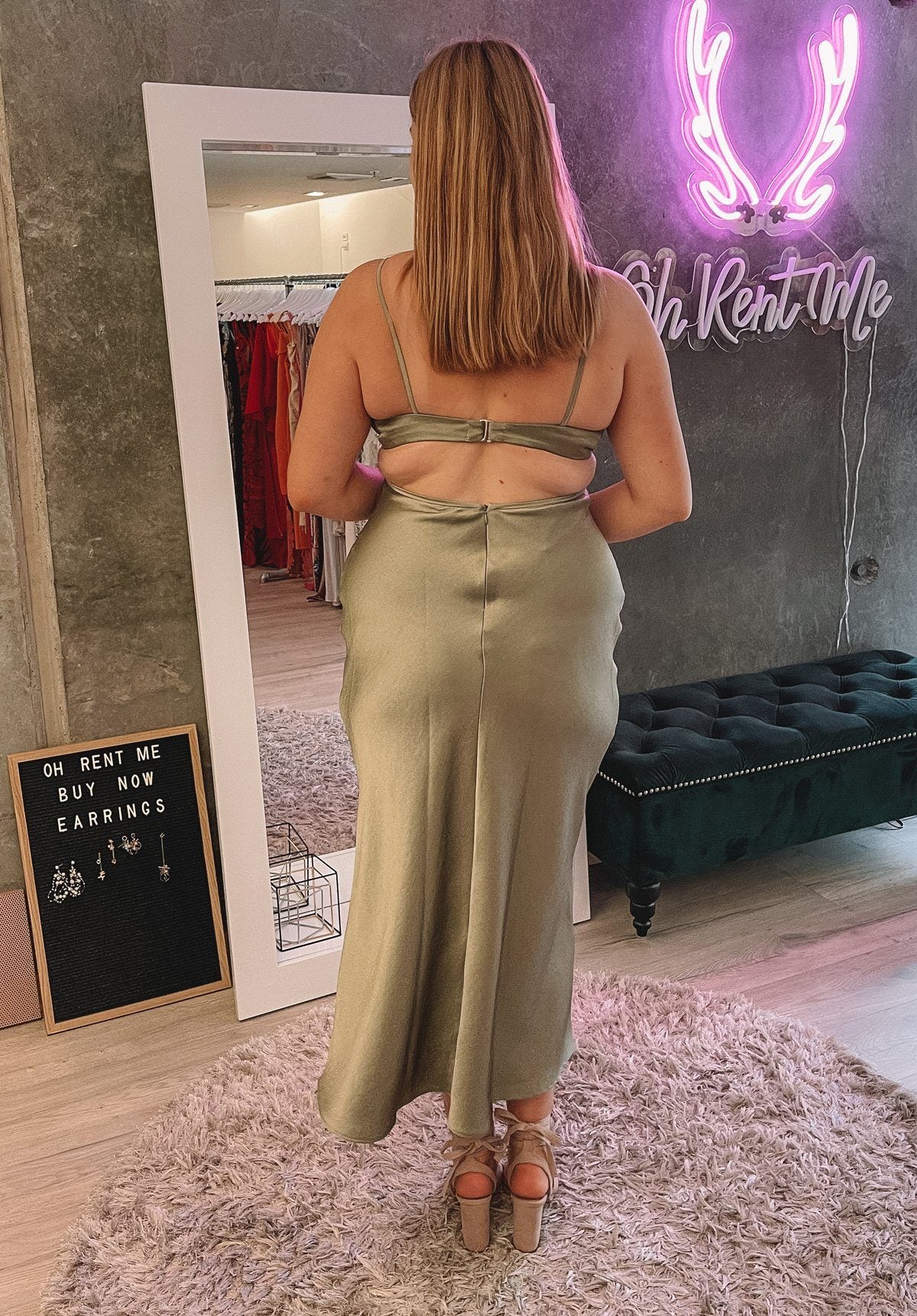 Veronique Cut-out Maxi Dress - Sage Clothing Bec and Bridge 